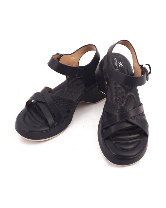 Eminent Women's Softy Sandal - Black, Women Sandals, Eminent, Chase Value