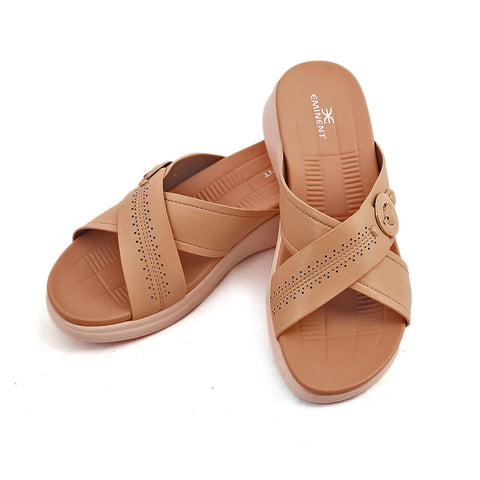 Eminent Women's Softy Slipper - Beige