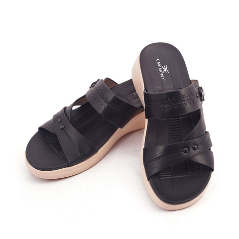 Eminent Women's Softy Slipper - Black
