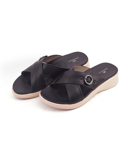 Eminent Women's Softy Slipper - Black, Women Slippers, Eminent, Chase Value