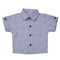 Newborn Eminent Casual Chambray Half Sleeves Shirt - Blue, Kids, Newborn Boys Shirts And T-Shirts, Eminent, Chase Value