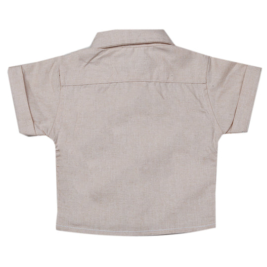 Newborn Eminent Casual Chambray Half Sleeves Shirt - Peach, Kids, Newborn Boys Shirts And T-Shirts, Eminent, Chase Value