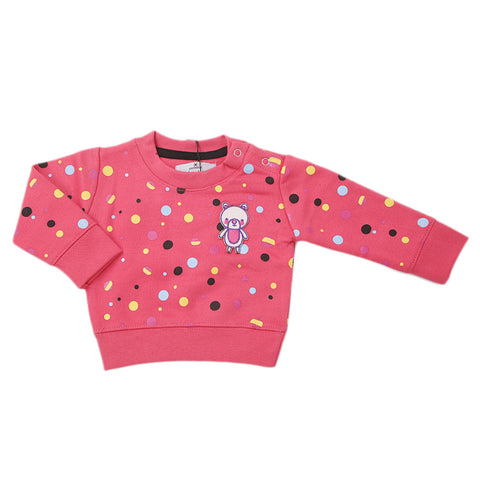 Newborn Girls Eminent Fleece Sweatshirt - Pink, Kids, New Born Girls Winterwear, Eminent, Chase Value