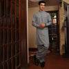 Eminent Men's Trim Fit Shalwar Suit - Denim Blue