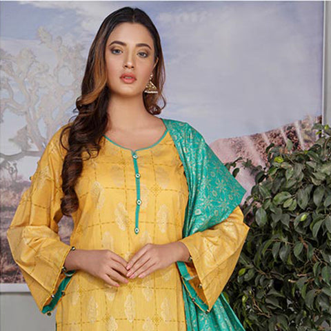 Eminent Screen Printed 3 Pcs Un-Stitched Suit - 4, Women, 3Pcs Shalwar Suit, Eminent, Chase Value