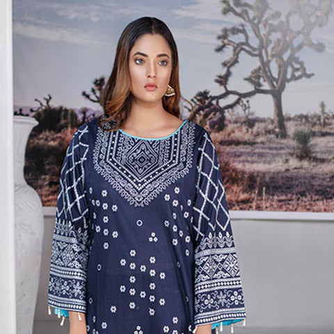Eminent Screen Printed 3 Pcs Un-Stitched Suit - 5, Women, 3Pcs Shalwar Suit, Eminent, Chase Value