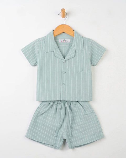 Newborn Boys Seersucker Co-Ord Set