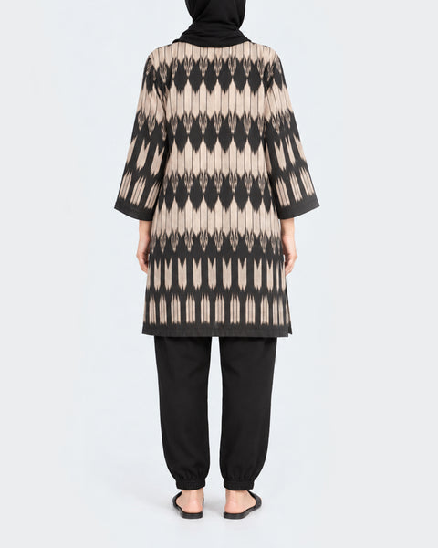 Women's Ethnic Fusion Printed 1 Pc