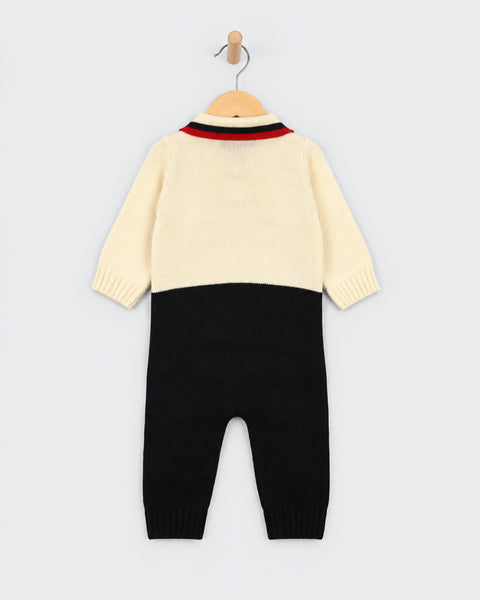 Newborn Boys Sweater Romper