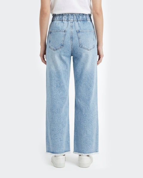 Women's Woven Denim Pants