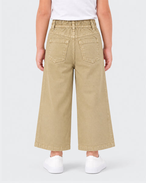 Girls Woven Cotton Pants