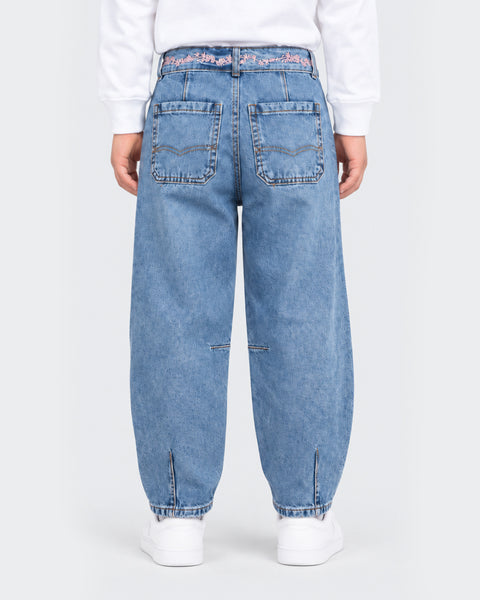 Girls Woven Denim Pants