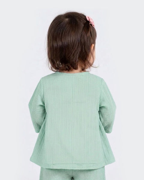 Girls Ethnic Fusion Dyed 1 Pc
