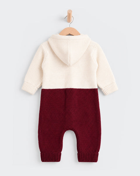 Newborn Boys Sweater Romper