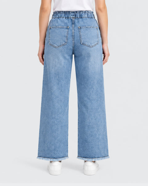 Women's Woven Denim Pants