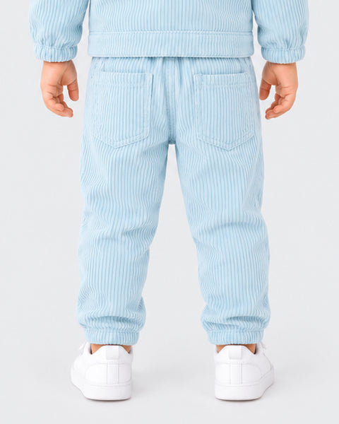 Girls Straight Fit Woven Cotton Pants