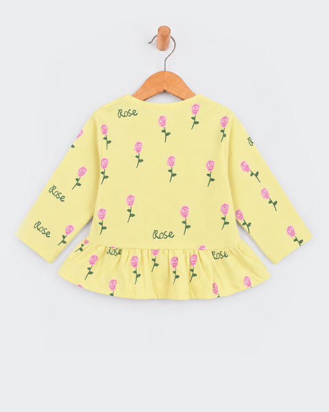 Newborn Girls Knitted T-Shirt