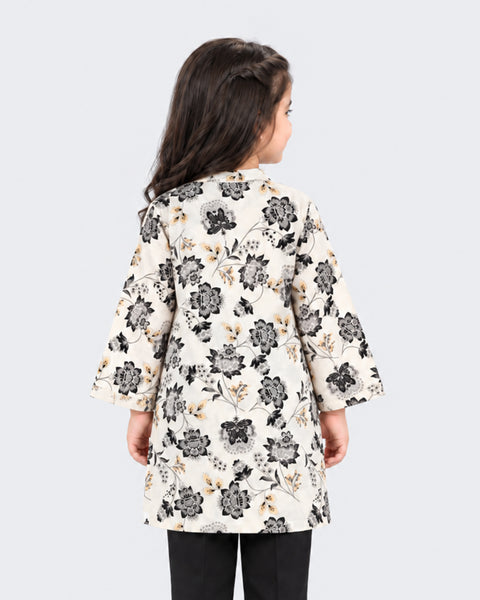 Girls Ethnic Fusion 1 Pc Printed Suit