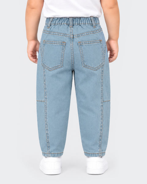 Girls Woven Denim Pants
