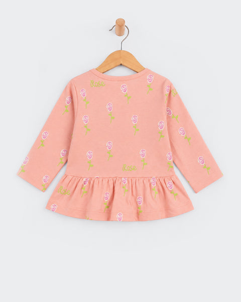 Newborn Girls Knitted T-Shirt