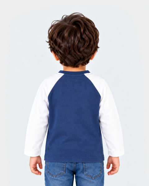 Boys Knitted Full Sleeves T-Shirt