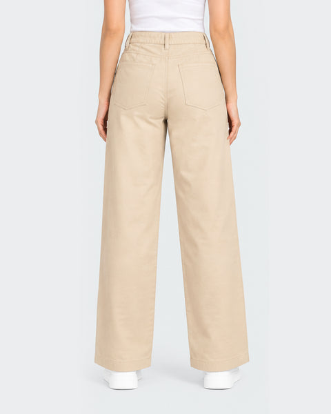 Women's Cotton Straight Fit Pants