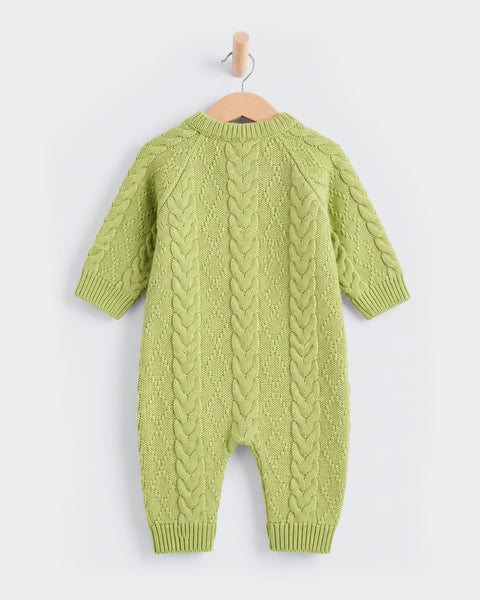 Newborn Girls Knitted Sweater Romper