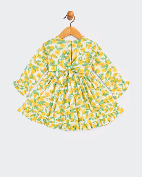 Newborn Girls Ethnic Casual Frock