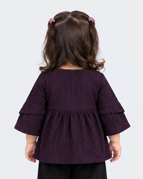 Girls Ethnic Fusion Dyed 1 Pc
