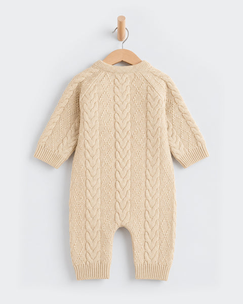 Newborn Girls Knitted Sweater Romper