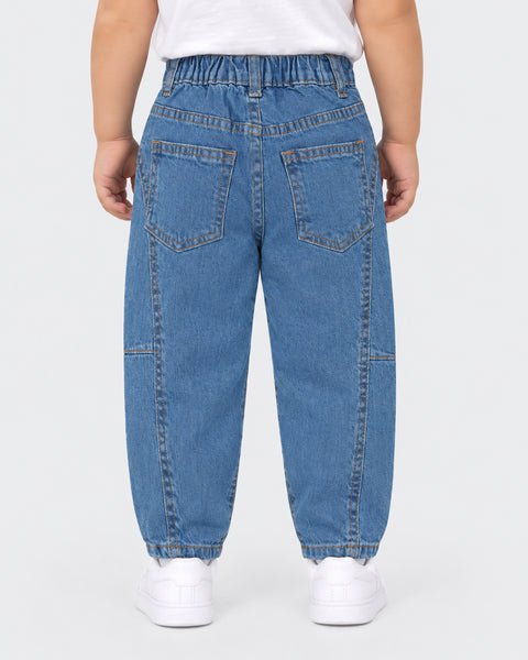 Girls Woven Denim Pants