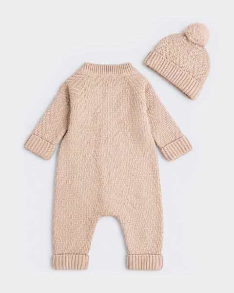 Newborn Boys Sweater Romper
