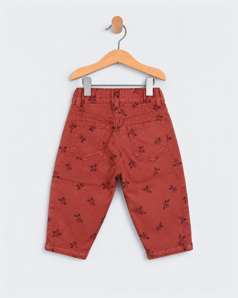 Newborn Girls Cotton Pants