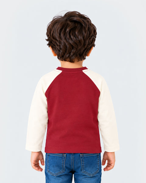 Boys Knitted Full Sleeves T-Shirt