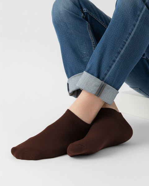 Men's Plain Lycra Ankle Socks