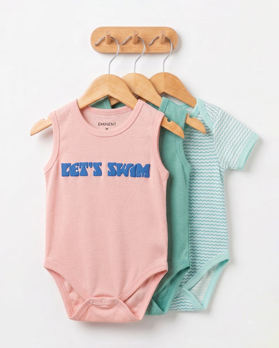 Newborn Girls' Romper Set