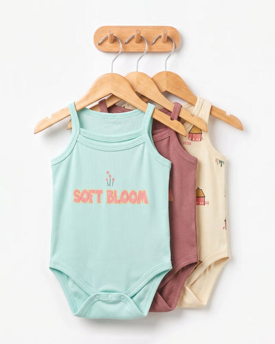 Newborn Girls Romper Set
