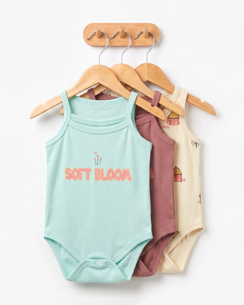 Newborn Girls Romper Set