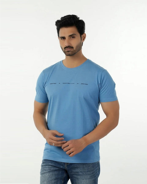 Eminent Men's Round Neck Half Sleeves Printed T-Shirt