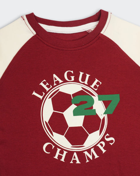 Boys Knitted Full Sleeves T-Shirt