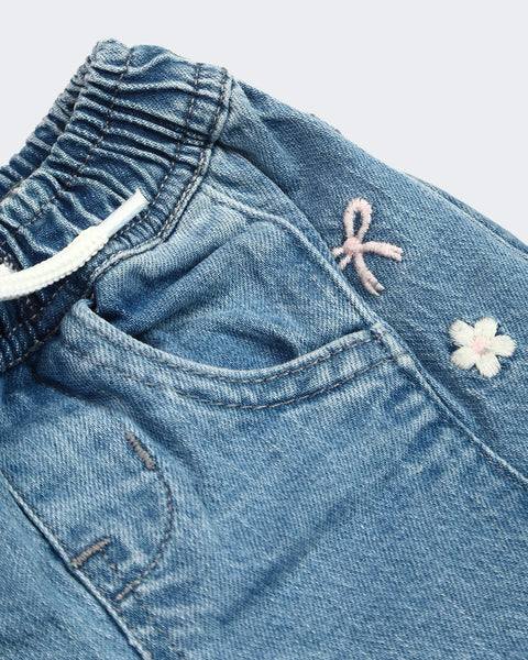 Newborn Girls Denim Pants