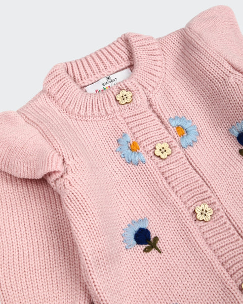 Newborn Girls Sweater Romper