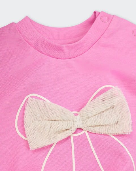 Newborn Girls Knitted Sweatshirt