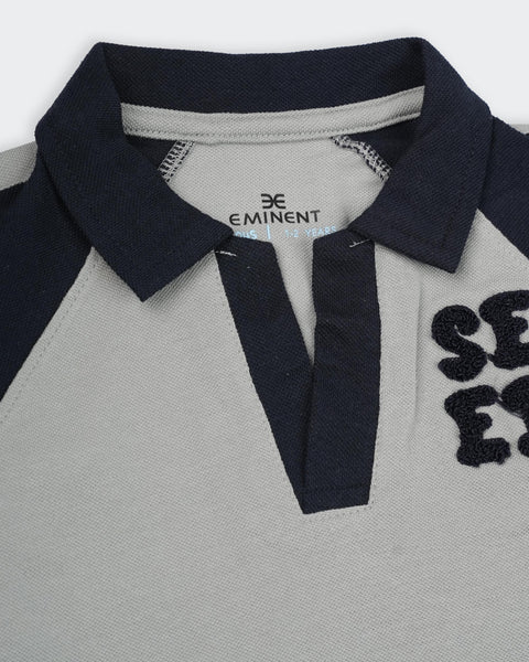 Boys Knitted Polo T-Shirt
