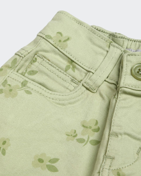 Newborn Girls Cotton Pants