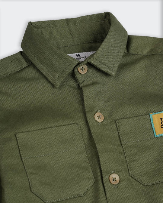 Newborn Boys Woven Co-Ord Top
