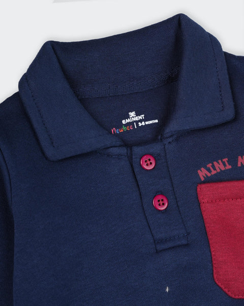 Newborn Boys Knitted Sweatshirt