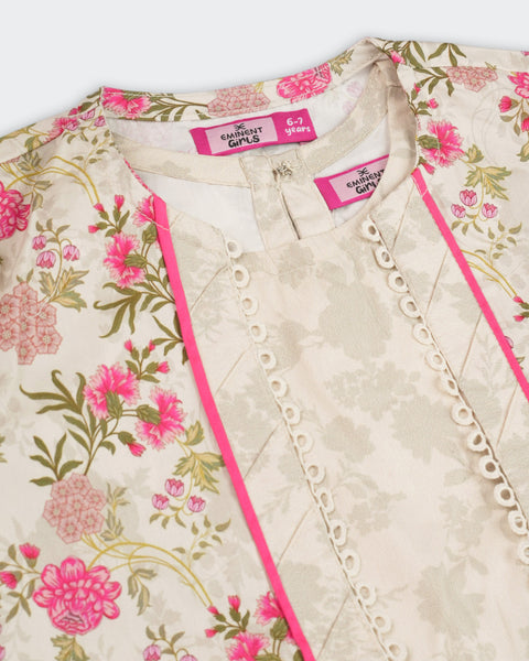 Girls Ethnic Essentials Printed 3 Pc