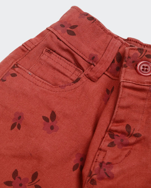 Newborn Girls Cotton Pants