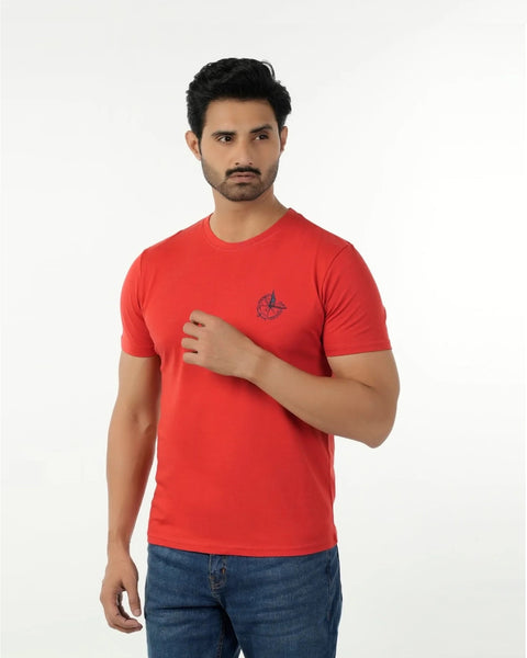 Eminent Men's Round Neck Half Sleeves Printed T-Shirt